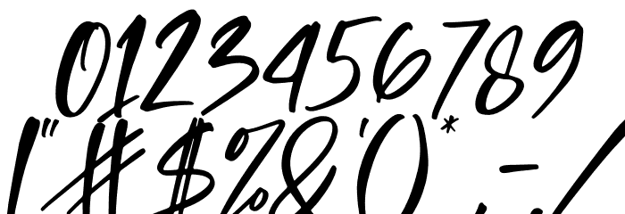 Hopelove Italic Font OTHER CHARS