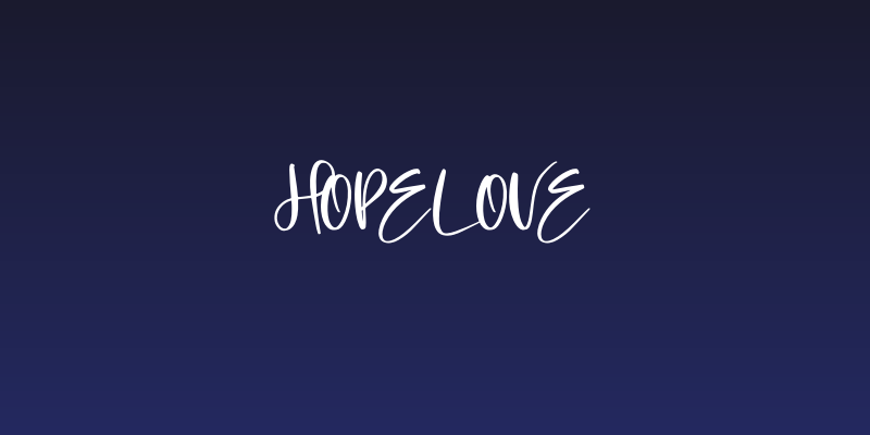 Hopelove Social Header