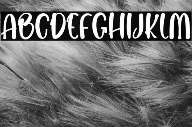 Hopes Smile Fonte examples