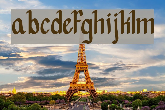 Hopes are free Font examples