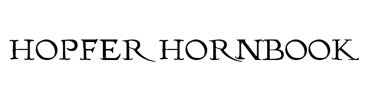 Hopfer Hornbook  Descarca Fonturi Gratis
