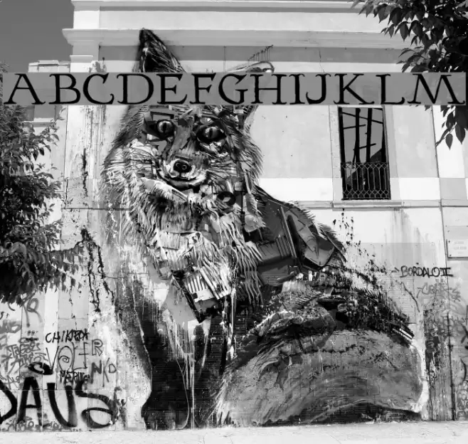 Hopfer Hornbook Font examples