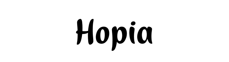 Hopia  Free Fonts Download