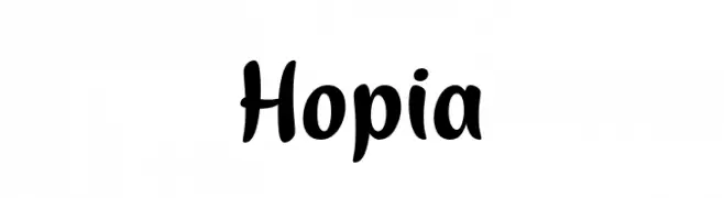 Hopia  Frei Schriftart Herunterladen
