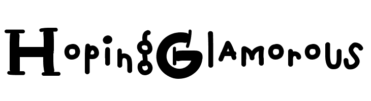 HopingGlamorous Font