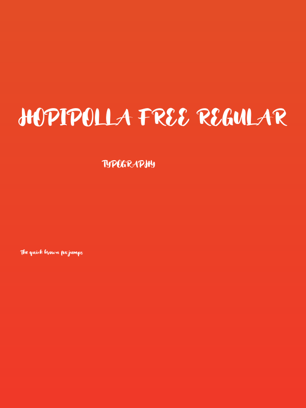 Hopipolla Free Regular Poster