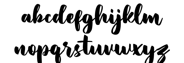 Hopipolla Free Regular Font LOWERCASE