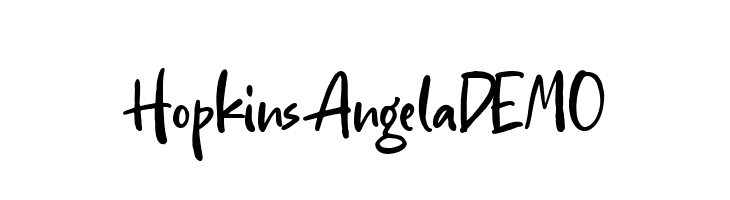 HopkinsAngelaDEMO  font caratteri gratis