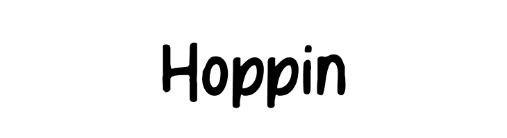 Hoppin  Frei Schriftart Herunterladen