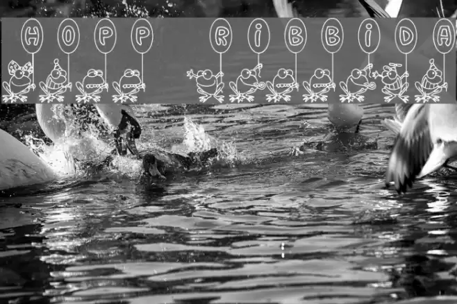 Hoppy Ribbitday フォント examples