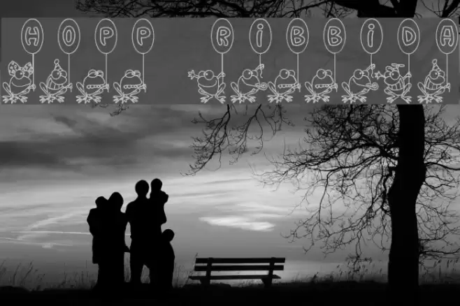 Hoppy Ribbitday フォント examples