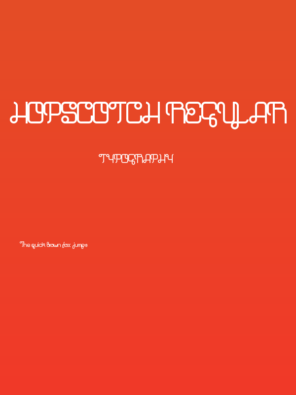 Hopscotch Regular Poster