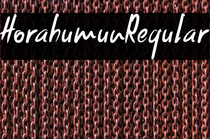 HorahumunRegular Example 2