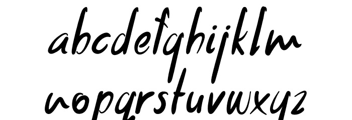 HorahumunRegular Font LOWERCASE