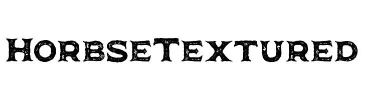Horbse Textured  Free Fonts Download