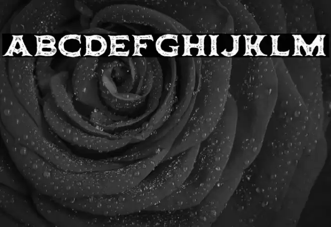 Horbse Textured Font examples