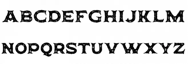 Horbse Textured 字体 小写
