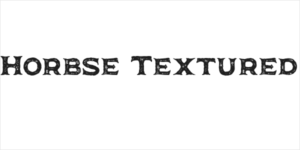 Horbse Textured Logo