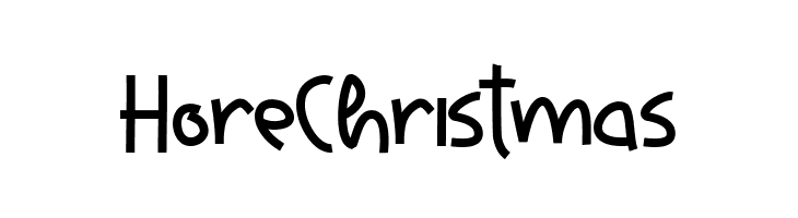 Hore Christmas  Frei Schriftart Herunterladen