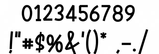 Hore Christmas Font OTHER CHARS