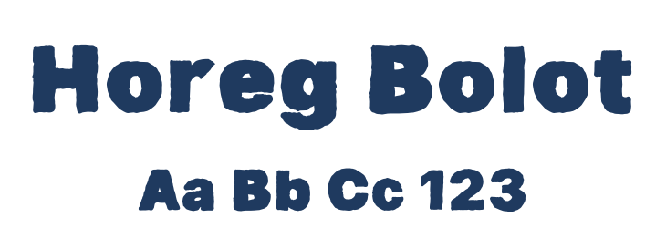 Horeg Bolot Font Preview