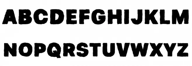 Horeg Bolot Font UPPERCASE