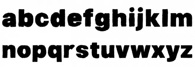 Horeg Bolot Font LOWERCASE