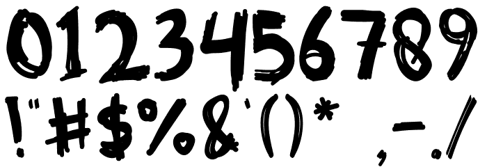 Horets Font OTHER CHARS