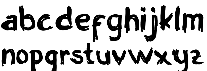 Horets Font LOWERCASE