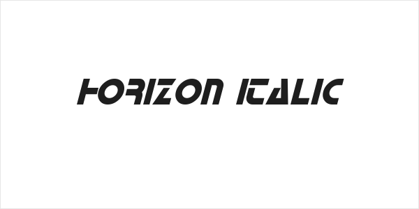 Horizon Italic Logo