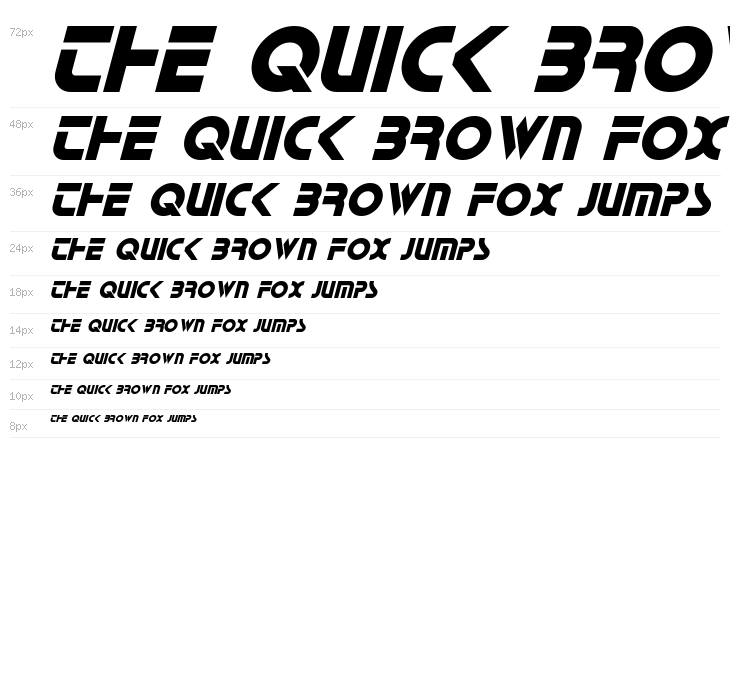 Horizon Italic Waterfall