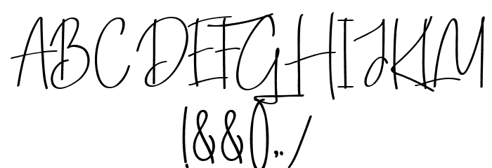 Horizon Mountain Regular Schriftart Anderer Schreiben