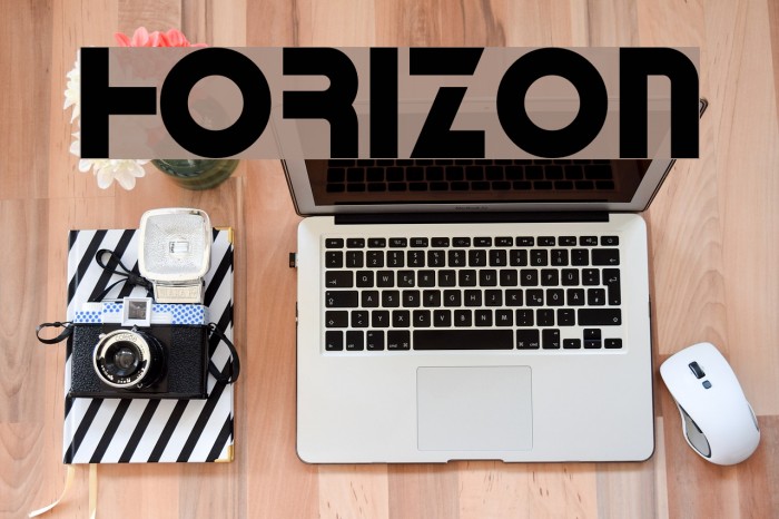 Horizon Font examples