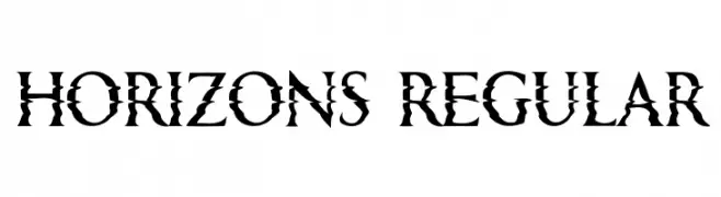 Horizons Regular  Fuentes Gratis Descargar