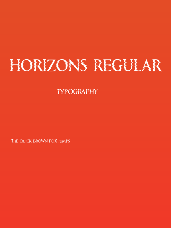 Horizons Regular Poster