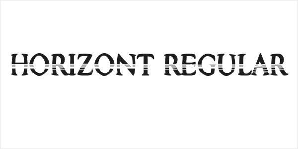 Horizont Regular Logo