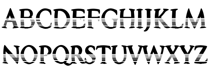 Horizont Regular Font LOWERCASE