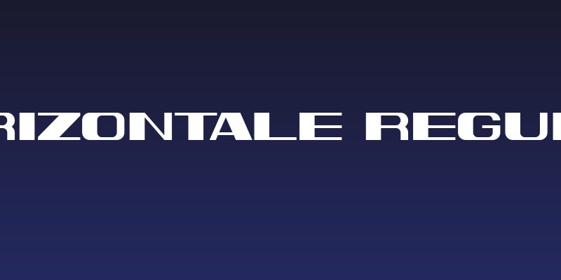 Horizontale Regular Social Header
