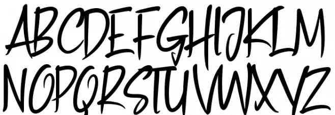 Hormath Schriftart Groß