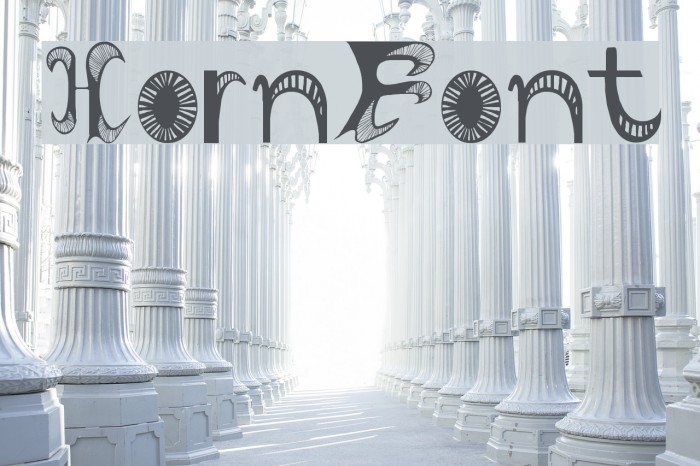 Horn Font examples
