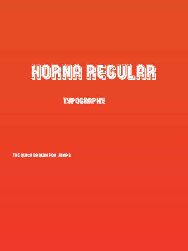 Horna Regular Poster