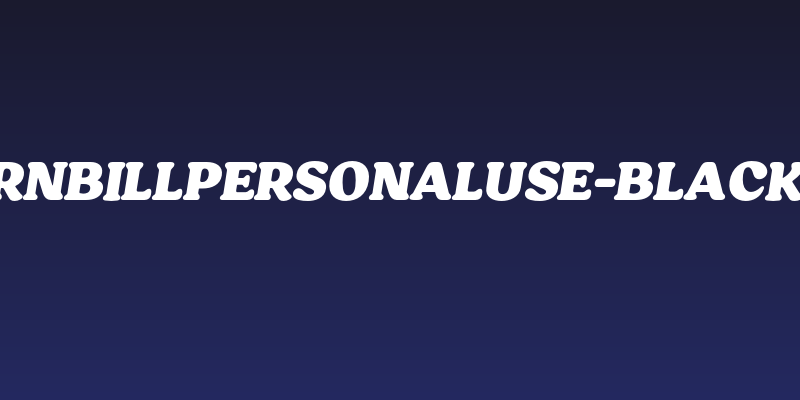 HornbillPersonalUse-BlackIta Social Header