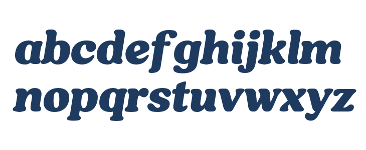 HornbillPersonalUse-BlackIta Lowercase