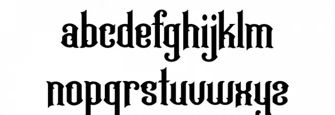 HornbucklePersonalUseOnly-Regul 字体 小写