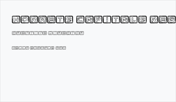 Hornets Capitals Regular Business Card