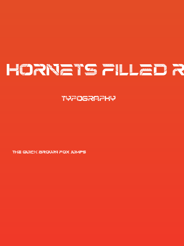 Hornets Filled Regular Poster
