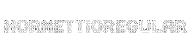 Hornettio Regular  フリーフォントのダウンロード