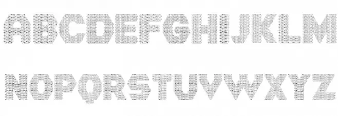 Hornettio Regular फ़ॉन्ट लोअरकेस