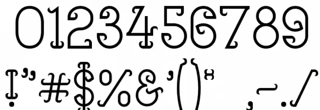 Horns of Dilemma Font OTHER CHARS