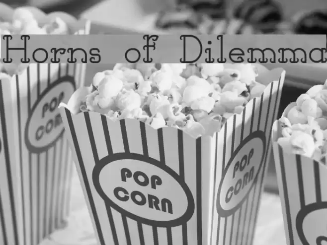 Horns of Dilemma Font examples